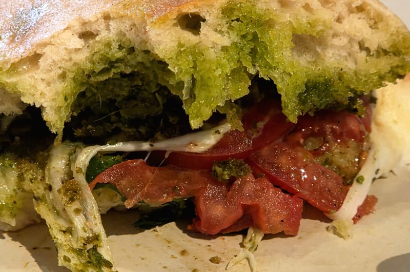 Italienischen Croque "Signore" (Monsieur)