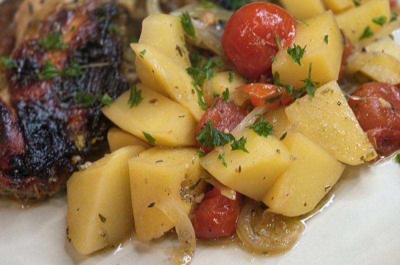 Mediterranen Pouletgratin