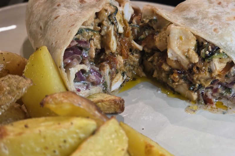 Pouletwrap mat Sumach-Ënnen