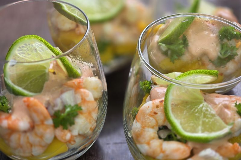 Mango Crevetten Cocktail